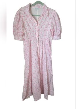 Julia India Amory Floral Cotton Dress Small